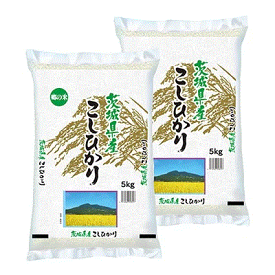 令和5年産 茨城県産 コシヒカリ 精米 10kg (5kg×2袋セット) お米　米屋直送（※沖縄、離島は除く)　令和 5年 こしひかり 白米 精米 新しいお米 お米 ギフト コシヒカリ 10kg