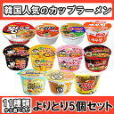 【エントリーでポイント10倍】韓国ラーメン 11種類から選べる！カップラーメン 5個セット！！　韓国　辛ラーメン ブルダック チーズラーメン ユッケジャンラーメン チャパゲティ ノグリラーメ