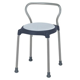 スツール 丸椅子 E-CUPPO-B-4 幅41x奥行43x高さ65cm 座面高44.5cm 座面Φ36cm 4脚セット 背付 丸イス オフィスチェア おしゃれ ニシキ工業 オフィス家具