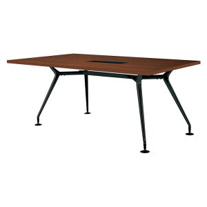 会議用テーブル 6人 E-CAD-1810KW 幅1800x奥行1000x高さ720mm 配線ボックス付タイプ 角型 会議テーブル おしゃれ ミーティングテーブル オフィステーブル 会議室テーブル 大型 長机 会議机 フリーア