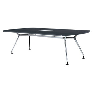 �~�[�e�B���O�e�[�u�� 8�l E-CAD-2412BW ��2400x���s1200x����720mm �z���{�b�N�X�t�^�C�v �{�[�g�^ ��c�e�[�u�� ������� ��c�p�e�[�u�� ��c�� �I�t�B�X�̃f�X�N ��^ ���� ��c�� �t���[�A�h��