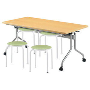 �Ј��H���e�[�u���Z�b�g 4�l�p �|�����ȒP�@�\�t�� �Ј��H���e�[�u�� E-RFH-1575 1�� + �ۈ֎qJBM-36T 4�r ��� �H���e�[�u�� �H�� �x�e�� �w���� �Ј��� �w�H �H�� �_�C�j���O�e�[�u��