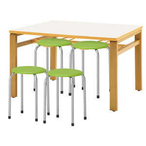 �Ј��H���e�[�u���Z�b�g 4�l�p �|�����ȒP�@�\�t�� �Ј��H���e�[�u�� E-MU-1290 1�� + �ۈ֎qM-22 4�r ��� �H���e�[�u�� �H�� �x�e�� �w���� �Ј��� �w�H �H�� �_�C�j���O�e�[�u��