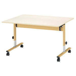 保育園 テーブル 折りたたみ 幼稚園 机 机 昇降 高さ調節可能 E-ETU-1275M 幅120x奥行75x高さ60〜72cm ミドルタイプ 学童保育 託児所 塾 キッズテーブル 子供用テーブル 長机