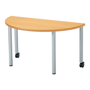 保育園 テーブル 幼稚園 机 E-ER-1260HRM 幅120x奥行60x高さ64cm 半円型 学童保育 託児所 塾 キッズテーブル 子供用テーブル 長机 長テーブル 軽量 軽い 日本製 国産