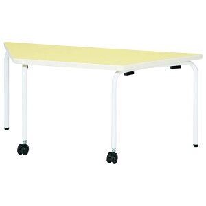 保育園 テーブル 幼稚園 机 台形 JR-1252 幅120x奥行52x高さ51cm 学童保育 託児所 塾 キッズテーブル 子供用テーブル スタッキングテーブル 長机 軽量 軽い 完成品 日本製 国産