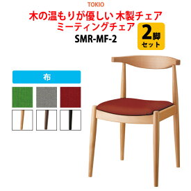 会議椅子 ミーティングチェア 2脚セット SMR-MF-2 布 横幅49×奥行き47×高さ72・座面高43cm【法人様配送料無料(北海道 沖縄 離島を除く)】 スタッキングチェア オフィス 会議用椅子 スタックチェア 会議室 椅子 会議用イス 藤沢工業 オフィス家具