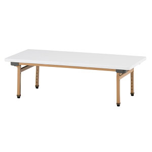 保育園 テーブル 折りたたみ 幼稚園 机 JOH-1260 幅120x奥行60x高さ41〜53cm 高さ調節機能付 学童保育 託児所 塾 キッズテーブル 子供用テーブル 長机 軽量 軽い 完成品 日本製 国産