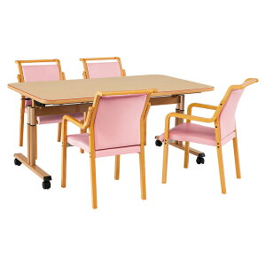 fCT[rX He[u { ܂肽 LX^[t pe[uZbg 4lp ԃC MAT-N1690SET {ݗpe[u MAT-N1690 160xs90x66`80cm 1 { ֎q FVM-8AL 4r