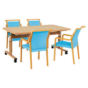 fCT[rX He[u { ܂肽 LX^[t pe[uZbg 4lp ԃC MAT-N1690SET {ݗpe[u MAT-N1690 160xs90x66`80cm 1 { ֎q FVM-8AL 4r