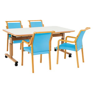 fCT[rX He[u { ܂肽 LX^[t pe[uZbg 4lp ԃC MAT-N1690SET {ݗpe[u MAT-N1690 160xs90x66`80cm 1 { ֎q FVM-8AL 4r