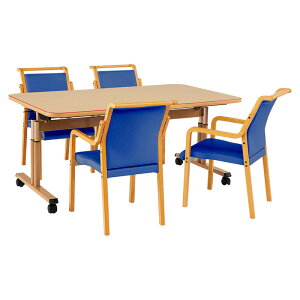 fCT[rX He[u { ܂肽 LX^[t pe[uZbg 4lp ԃC MAT-N1690SET {ݗpe[u MAT-N1690 160xs90x66`80cm 1 { ֎q FVM-8AL 4r