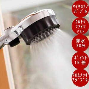 【本日17時〜ポイント15倍】【当店限定特典あり】【シャワーヘッドランキング1位獲得(週間)】 シャワーヘッド ミストップリッチシャワー SH216-2T 水生活製作所 ミストシャワー マイクロ マイクロナノバブル 節水 ウルトラファインバブル ウルトラファインミスト 送料無料