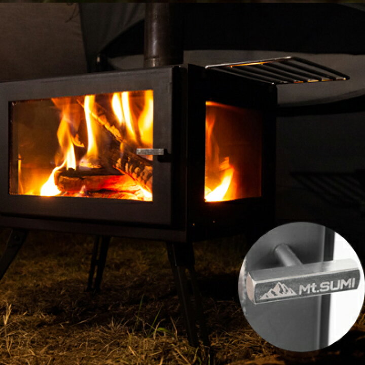 楽天市場】＼豪華【2大特典】付き／ 二次燃焼 薪ストーブ Mt.SUMI  