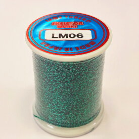 （数量限定）TOHO　ラメ スレッド（LAME Thread）　150m巻　LM06　フォレスト／ブラック