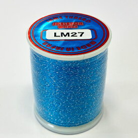 （数量限定）TOHO　ラメ スレッド（LAME Thread）　150m巻　LM27　シルバー／シアン