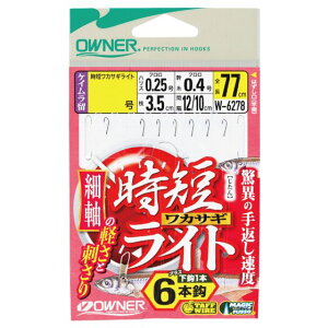 オーナー 時短ワカサギライト6本