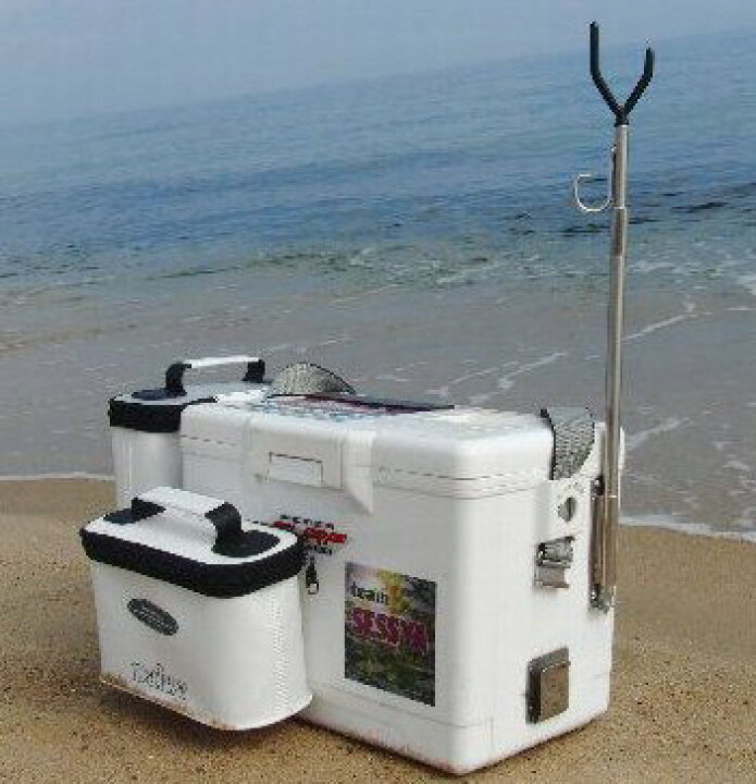楽天市場 Sessya竿立て競技スペシャル ショートタイプ クーラー取付お買い得セット 拙者の投げ釣り 鮎釣り楽天市場店