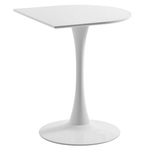 �n�[�t���E���h�e�[�u���@60cm�y�z���C�g�z W600×D600×H730mm �`���[���b�v�R�[�q�[�e�[�u�� Tulip Coffee Table �J�t�F�e�[�u�� �`���[���b�v�e�[�u�� ���E���h�e�[�u�� �_�C�j���O�e�[�u��