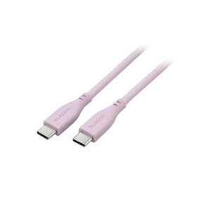ELECOM �G���R�� PC�@�� USB-C �P�[�u�� USB Type C to Type C 1m PD 60W �V���R���f�� ���x���_�[ MPA-CCSS10PU