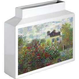 ユーパワー 名画モザイクアートシリーズ アートベース Mサイズ / ヨコ モネ「アルジャントゥイユのモネの家の庭」 花 花瓶