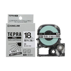 KING JIM iyLOW pi KING JIM  ItBXpi z j evPROe[v Oɋx  18mm  KJ-SS18KV piG݁E[E| [Epi  ItBXpi