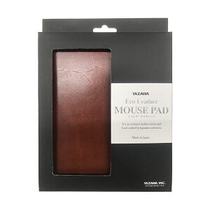 矢澤 YAZAWA エコレザーマウスパッド ブラウン footmate30634 AV デジタル デジタル家電 PC PC周辺機器 PCアクセサリー PCサプライ・消耗品 家電 パソコン・周辺機器 マウス・マウスパッド