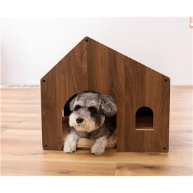 ペットハウス 約W50×D40×H45cm ブラウン 要組立品 犬 ペット 犬用 ペット用品 DOG