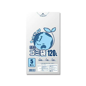 シモジマ HEIKO ゴミ袋 LD#045 透明 120L #006604870 1セット (200枚:5枚×40パック) 日用品雑貨・文房具・手芸 文房具・事務用品 文具 オフィス用品 文房具 事務用品 袋類 ビニール袋