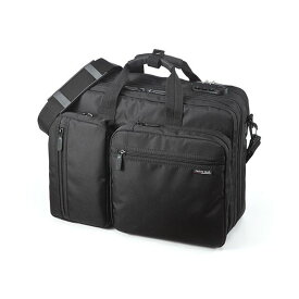 サンワダイレクト 3WAYビジネスバッグ(鍵付・マチ拡張) 200-BAG048 1個