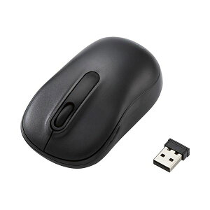 ELECOM エレコム PC機器 抗菌ワイヤレス静音光学式マウス 3ボタン Mサイズ ブラック M-DY11DRSKBK 1個