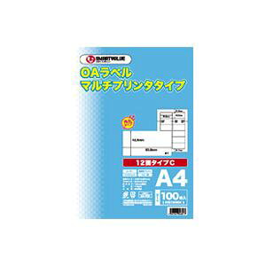 ジョインテックス OAマルチラベルC 12面100枚 A237J 【×2セット】 【お徳用 まとめ買い お買い得 業務用 割引 セット販売】 プリンタ PCサプライ・消耗品 コピー用紙・印刷用紙 コピー用紙 コピ
