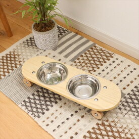 ペット用 食器 ペット用品 エサ皿 犬用 猫用 SK8 PLATE NA ナチュラル 小 関家具【代引不可】