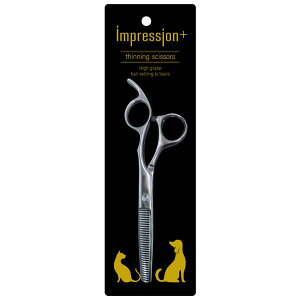 インプレッションプラス ステンレススキバサミ (犬猫用品 / お手入れ用品) 【 ペットフード ・ ペット用品 犬用品 猫用品 うさぎ ハムスター モルモット ペットフード 遊び PET グッズ 】