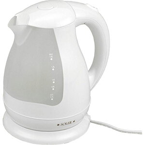 電気ケトル / 電気ポット 【1.5L】 約165mm×215mm×235mm LEDライト付き 箱入り ソレイユ 【 キッチン用品・食器・調理器具 日用雑貨・キッチン用品 食器 やかん ケトル 】