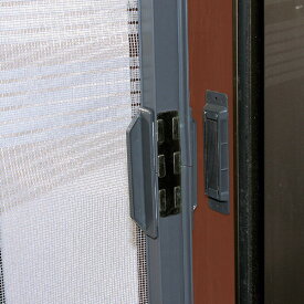 スライド式網戸 全開式玄関網戸 適応サイズ：約幅68cm〜94cm マグネット開閉 簡単設置 日本製 虫よけ対策 蚊除け 害虫対策 （ 掃除用品 文房具・事務用品 生活雑貨 オフィス用品 日用品雑貨 日用消耗品 文房具 お掃除 ）