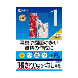 サンワサプライ インクジェット用スーパーファイン用紙A4サイズ100枚入り JP-EM5NA4-100 【×5セット】 【お徳用 まとめ買い お買い得 業務用 割引 セット販売】 プリンタ PCサプライ・消耗品 コピー用紙・印刷用紙 コピー用紙 コピー 紙 プリンタ用紙