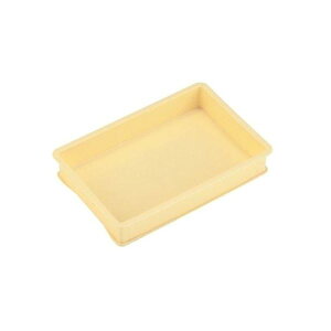パンコンテナー / 食品用コンテナー 【本体・蓋セット 小型深】 アイボリー 清掃簡単 キッチン用品・食器・調理器具 日用雑貨・キッチン用品 キッチン 台所用品