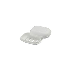 【60セット お徳用 まとめ買い お買い得 お徳用セット】 シンプル 石鹸箱 / 石鹸置き 【ホワイト】 材質:PP 『HOME&HOME』 【お徳用 まとめ買い お買い得 業務用 割引 セット販売】
