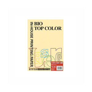 伊東屋 バイオトップカラー A4判 50枚入 120g / m2 BT301 クリーム 【×5セット】 【お徳用 まとめ買い お買い得 業務用 割引 セット販売】 プリンタ PCサプライ・消耗品 コピー用紙・印刷用紙 コピ