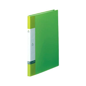 リヒトラブ リクエスト・クリヤーブック A4判タテ型 (20ポケット) G3201-6 黄緑 1冊入 【×10セット】 【お徳用 まとめ買い お買い得 業務用 割引 】 文房具・事務用品 オフィス用品 ファイル