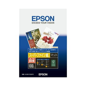 EPSON 純正品 エプソン スーパーファイン紙 A3ノビ KA3N100SFR 1箱 （100枚） 【×2セット】 【お徳用 まとめ買い お買い得 業務用 割引 セット販売】 プリンタ PCサプライ・消耗品 コピー用紙・印刷用紙 コピー用紙 コピー 紙 プリンタ用紙