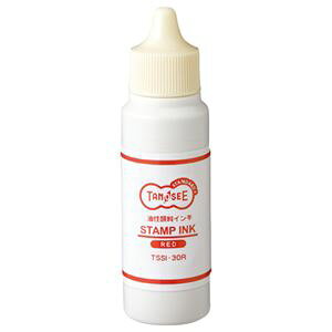 TANOSEE 【お徳用セット】 TANOSEE スタンプ台専用補充インキ 30ml 赤 1個 【×10セット】 【お徳用 まとめ買い お買い得 業務用 割引 セット販売】 日用品雑貨・文房具・手芸 文房具・事務用品 文