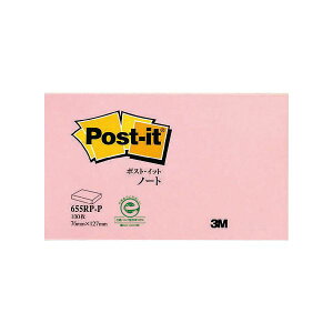 3M ポスト・イット ノート再生紙スタンダードカラー 75×127mm ピンク 655RP-P 1冊 【×30セット】 【お徳用 まとめ買い お買い得 業務用 割引 セット販売】 日用品雑貨・文房具・手芸 文房具・事