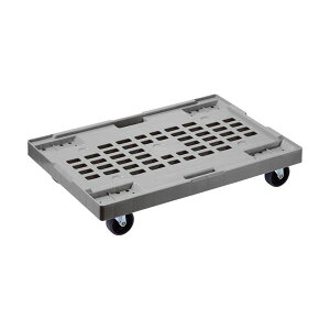 TANOSEE オリコンキャリー 75L用 グレー 1台 【運搬カート用品 作業カート用品 作業用 運搬用 集積 キャリー カート キャリアカート 物流カート 移動用カート 作業用カート 】