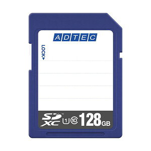AhebN SDXCJ[h128GB UHS-I Class10 CfbNX^Cv AD-SDTX128G / U1R 1