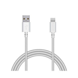 ELECOM �G���R�� PC�@�� Lightning�P�[�u�� ���ϋv 1m �z���C�g MPA-FUALS10WH