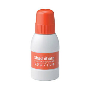シヤチハタ スタンプ台専用補充インキ 40ml 朱色 SGN-40-OR 1個 【×30セット】 【お徳用 まとめ買い お買い得 業務用 割引 セット販売】 日用品雑貨・文房具・手芸 文房具・事務用品 文具 オフィ