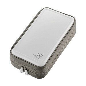 ELECOM エレコム Blu-ray・CD・DVD対応ファスナーケース 112枚収納 ホワイト CCD-HB112WH 1個 【×5セット】 【お徳用 まとめ買い お買い得 業務用 割引 セット販売】
