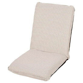座椅子 フロアチェア 幅43cm ベージュ リクライニング スチールパイプ 日本製 キャロル LHフラット リビング ダイニング 椅子 家具 座椅子 和室 こたつ
